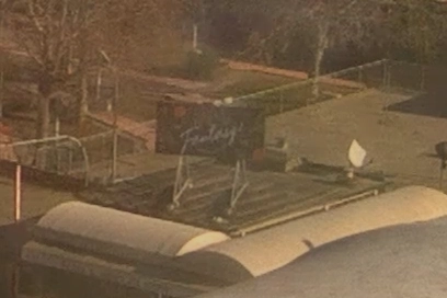 Zoom from the webcam filming the Fantasy Pizzeria