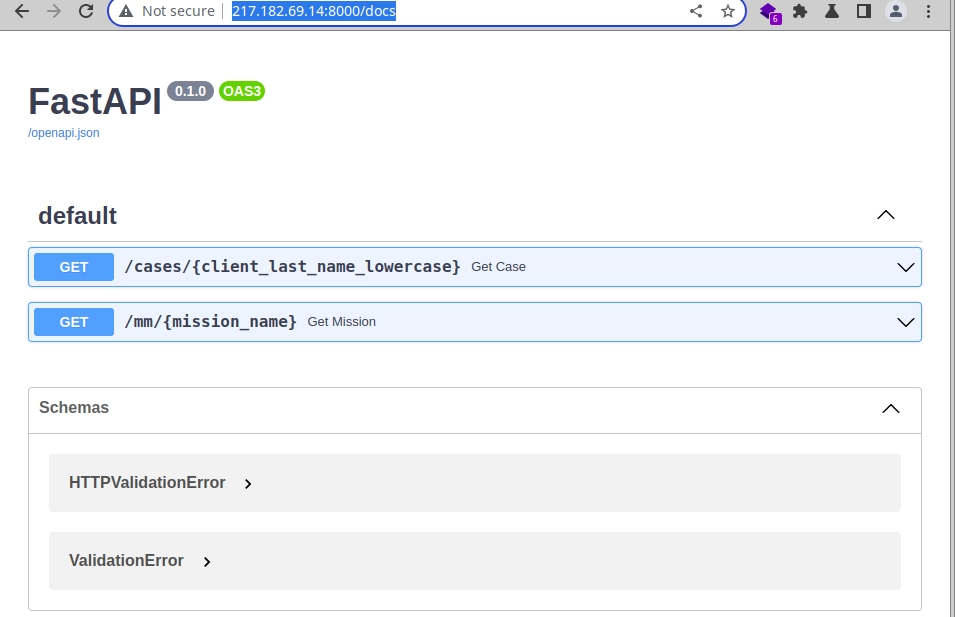 Nexelat FastAPI Swagger